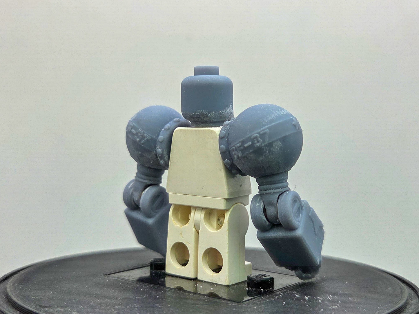 Custom 3D printed robot pirate