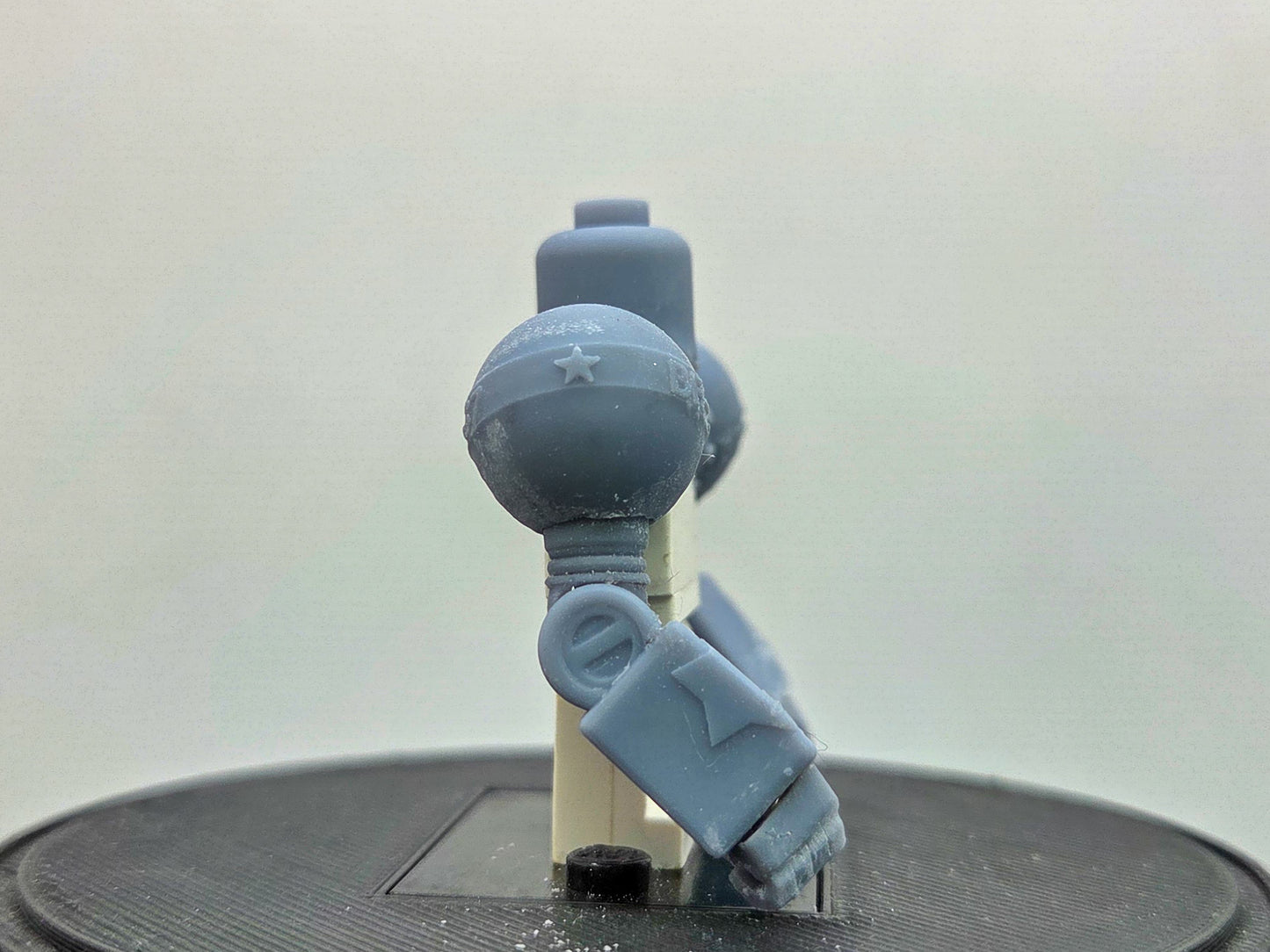 Custom 3D printed robot pirate