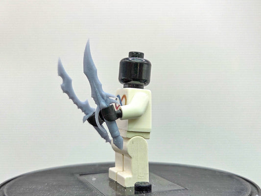 Building toy custom 3D printed the gamer one who controls shadows daggers v2