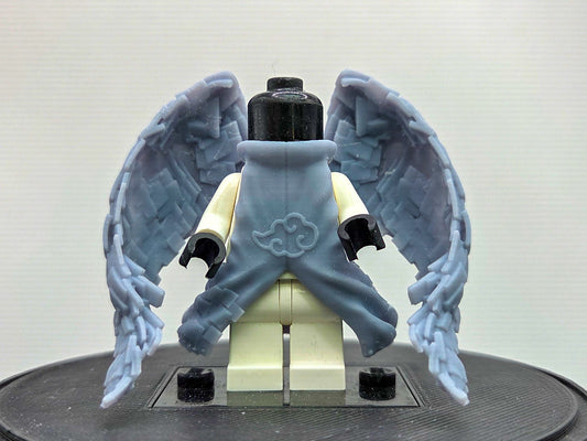 Custom 3D printed ninja with paper wings!