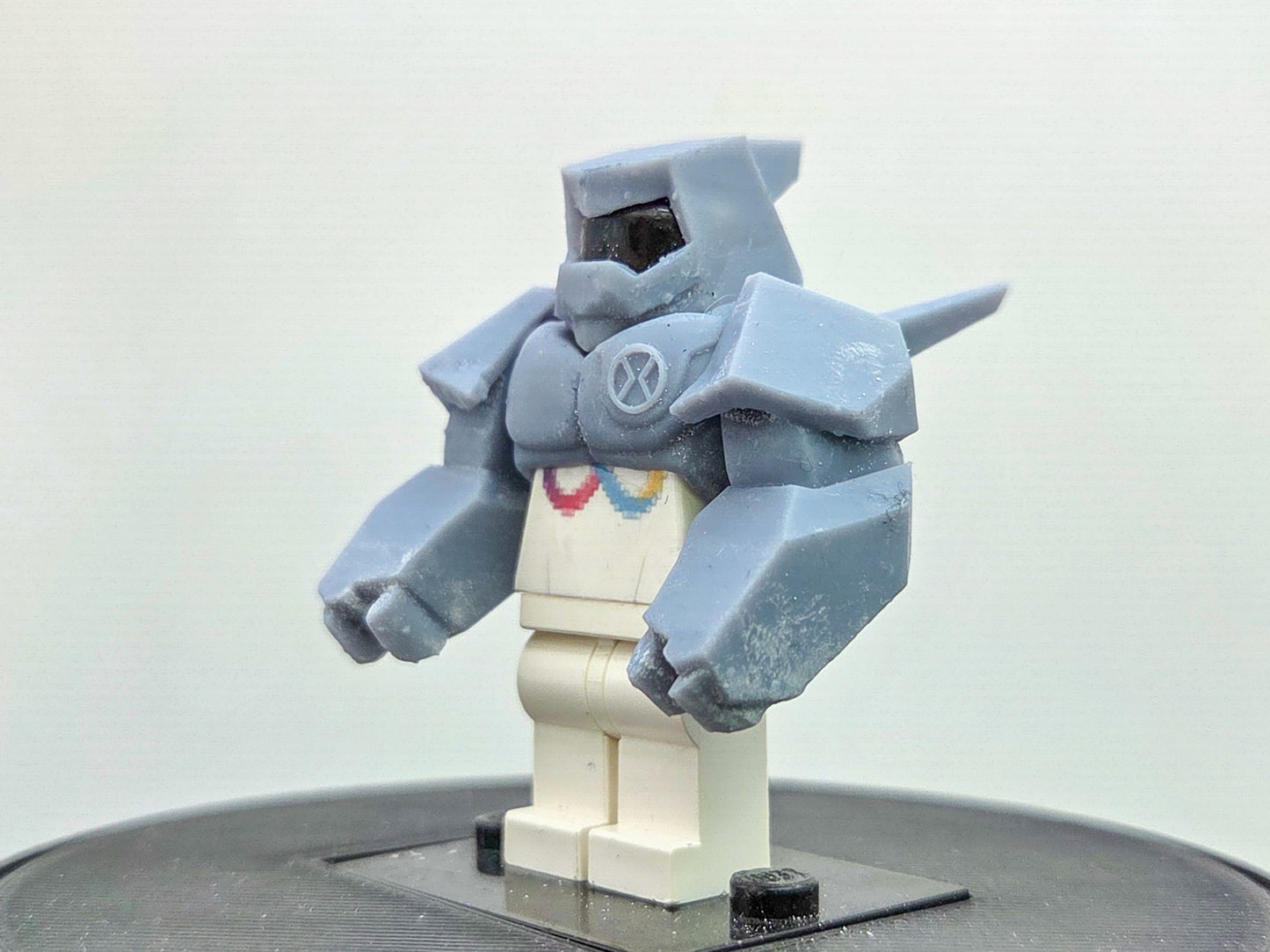 Custom 3D printed rock alien from watch!