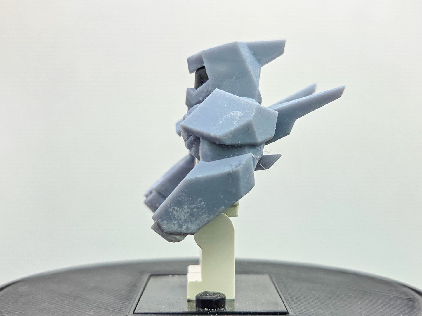 Custom 3D printed rock alien from watch!