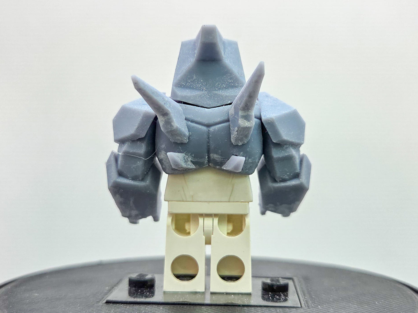 Custom 3D printed rock alien from watch!