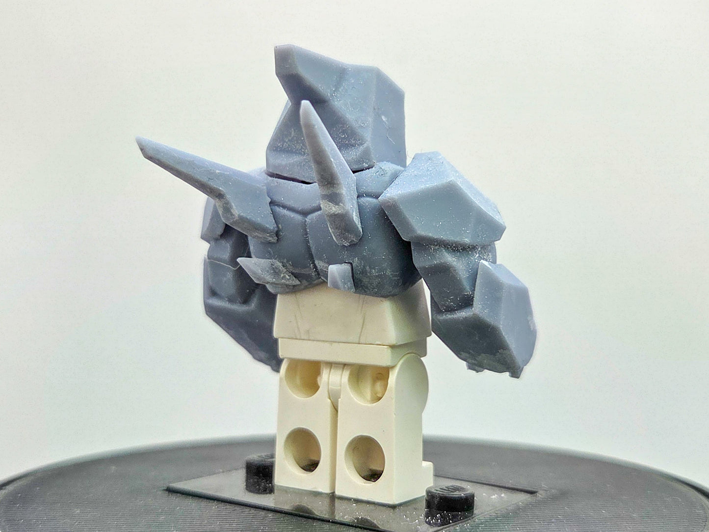 Custom 3D printed rock alien from watch!