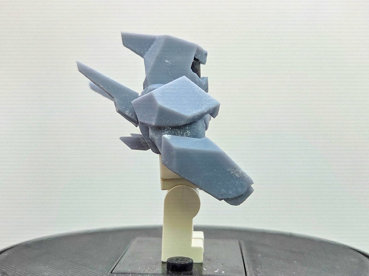 Custom 3D printed rock alien from watch!