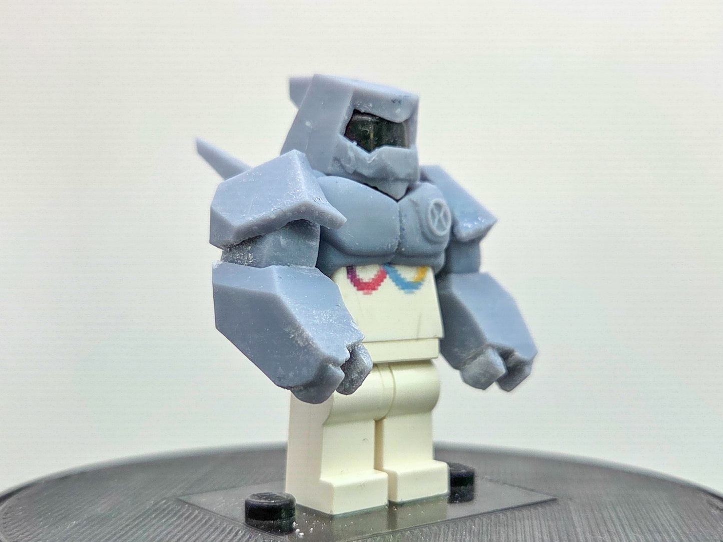 Custom 3D printed rock alien from watch!