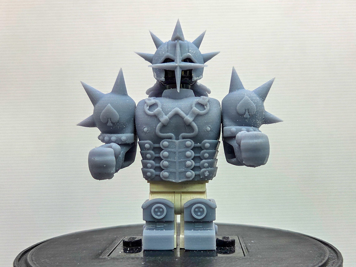 Custom 3D printed pirate that can turn into a castle!