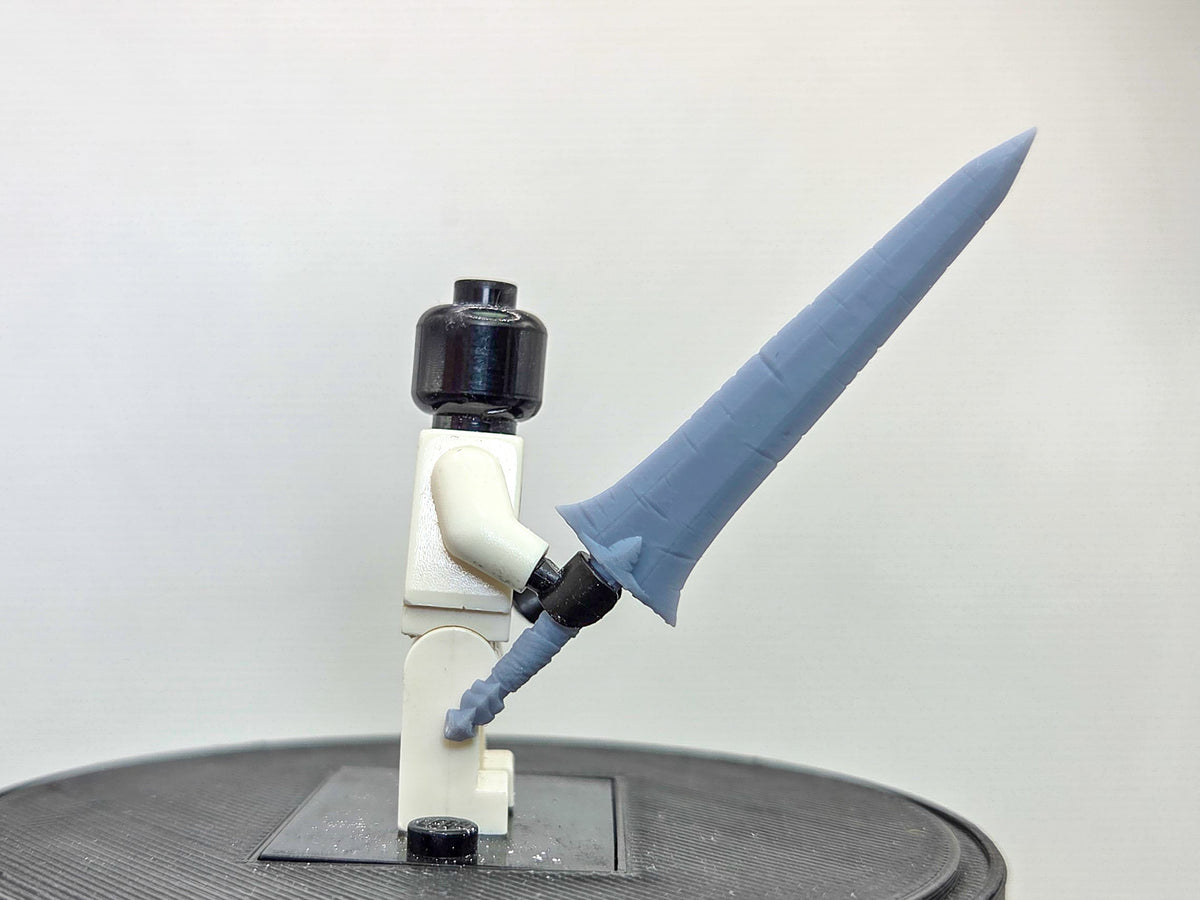 Building toy custom 3D printed the gamer one who controls shadows red knight v2 sword only!