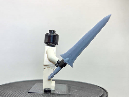 Building toy custom 3D printed the gamer one who controls shadows red knight v2 sword only!