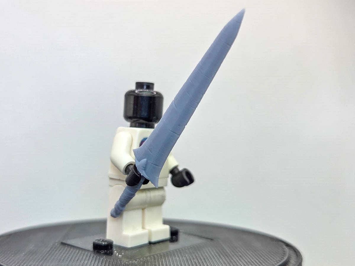 Building toy custom 3D printed the gamer one who controls shadows red knight v2 sword only!