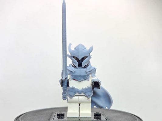Building toy custom 3D printed the gamer one who controls shadows red knight v2