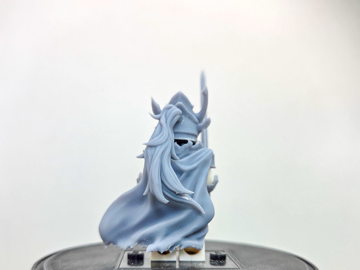 Building toy custom 3D printed the gamer one who controls shadows red knight v2