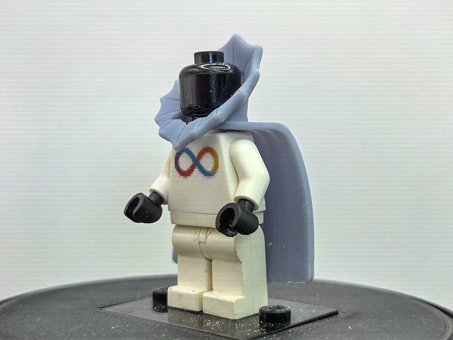 Custom 3D printed lizard like super hero cape!