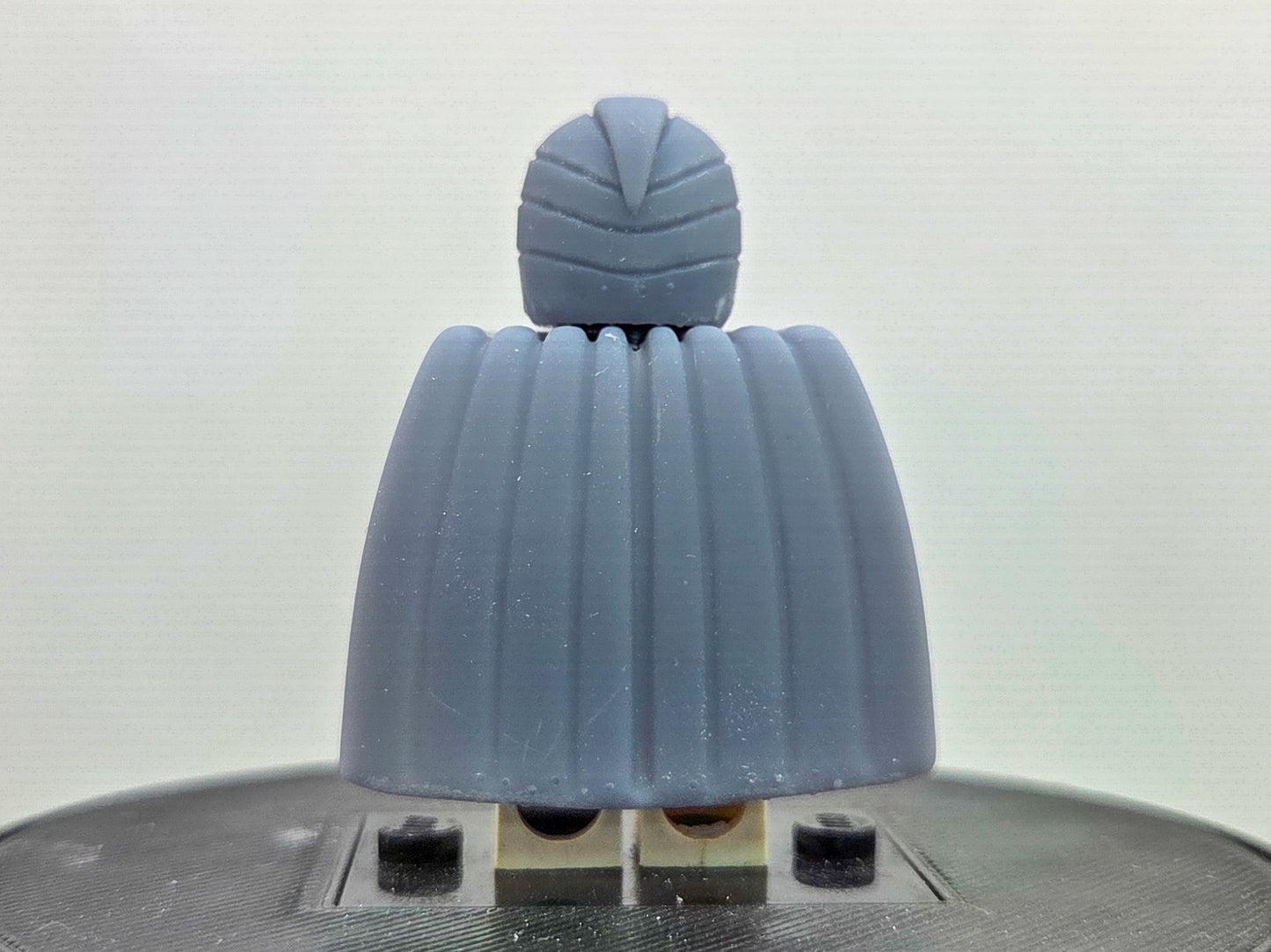 Custom 3D printed snake helmet with cape!