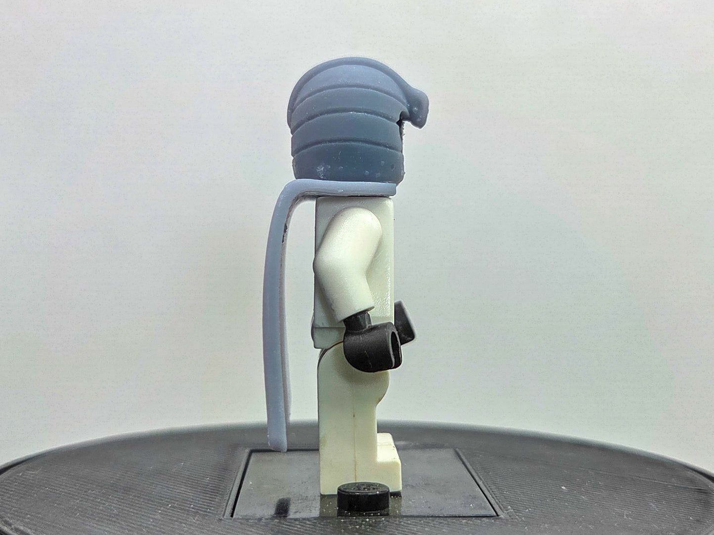 Custom 3D printed snake helmet with cape!