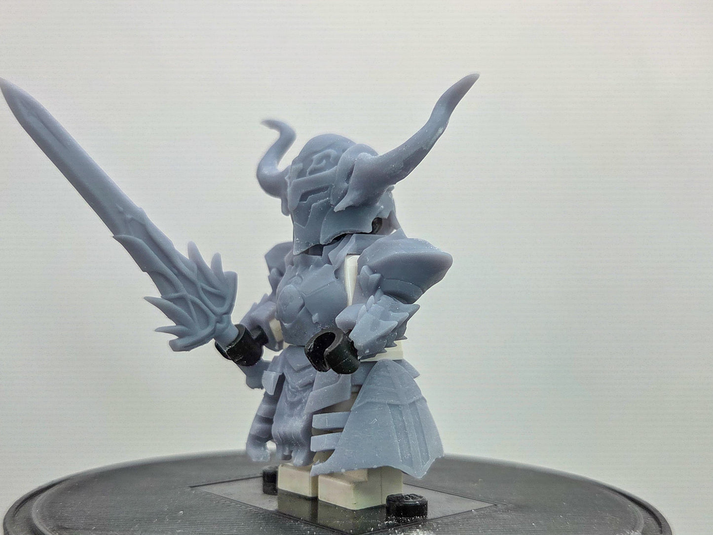 Custom 3D printed red armored one who has faith!