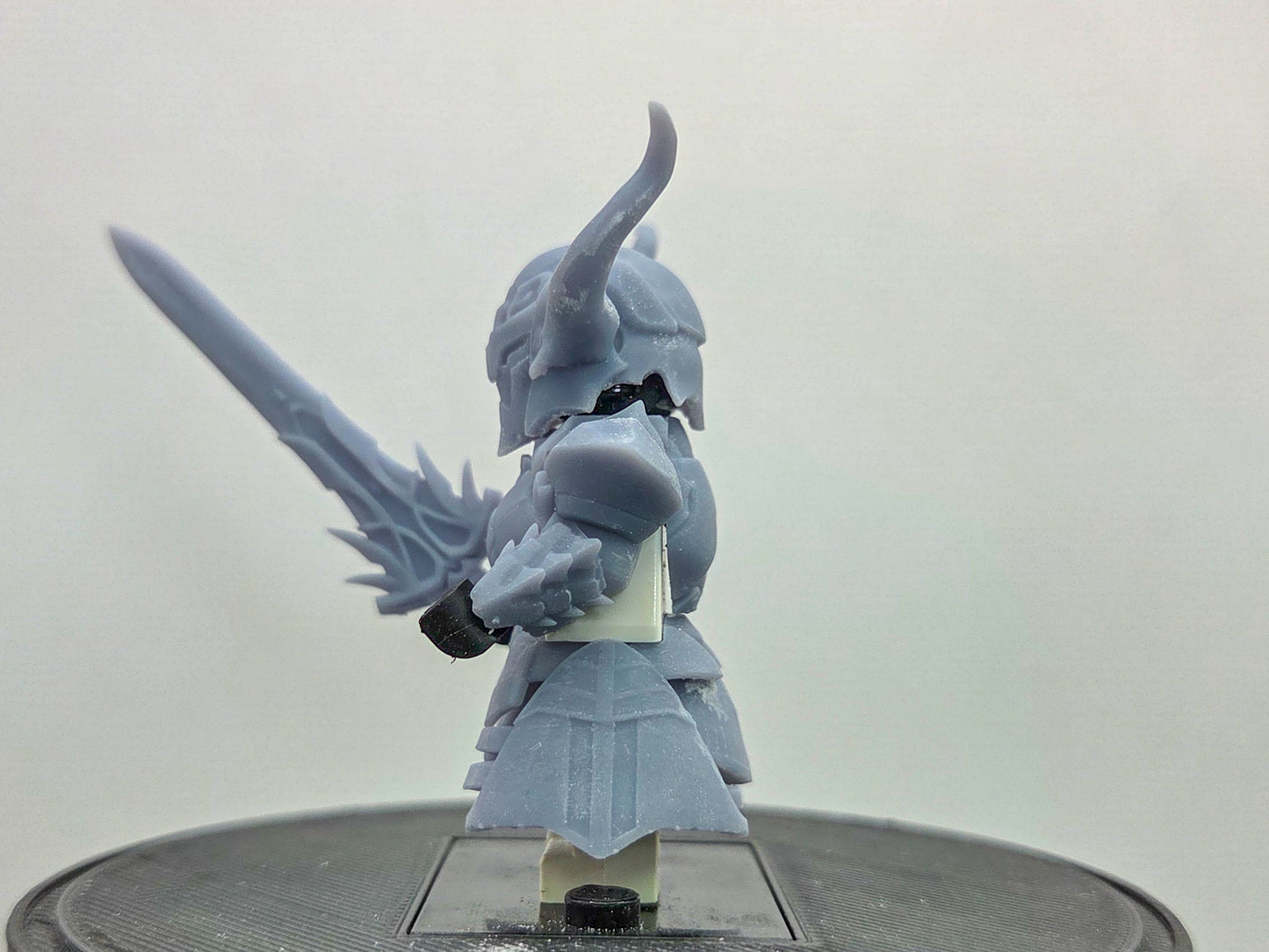 Custom 3D printed red armored one who has faith!