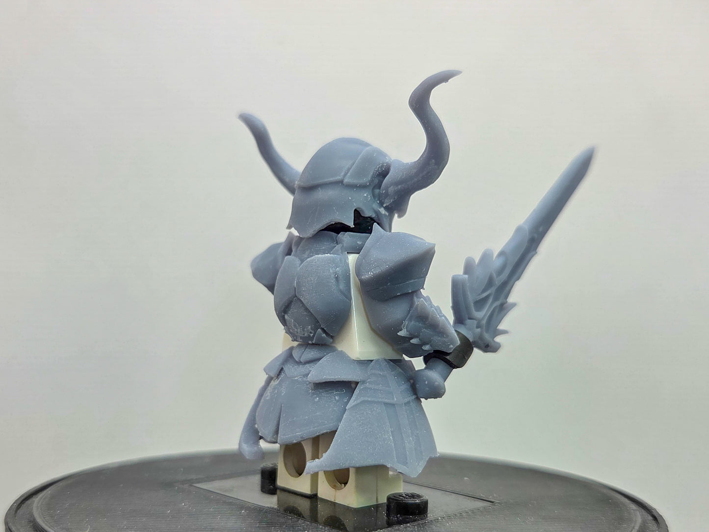 Custom 3D printed red armored one who has faith!