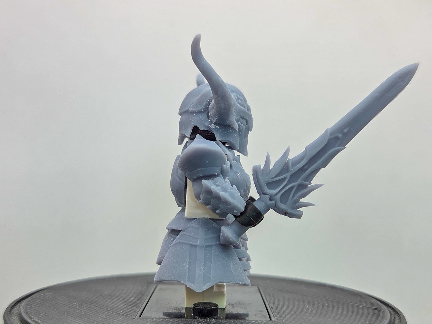 Custom 3D printed red armored one who has faith!