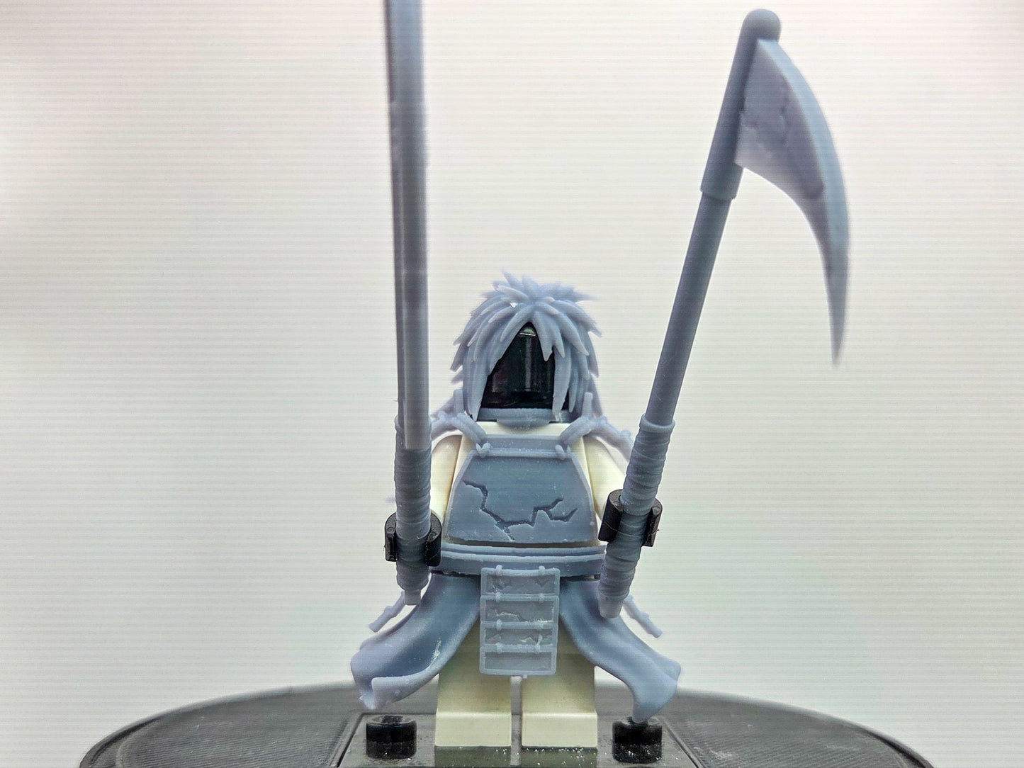 Custom 3D printed ninja villain with weapons!