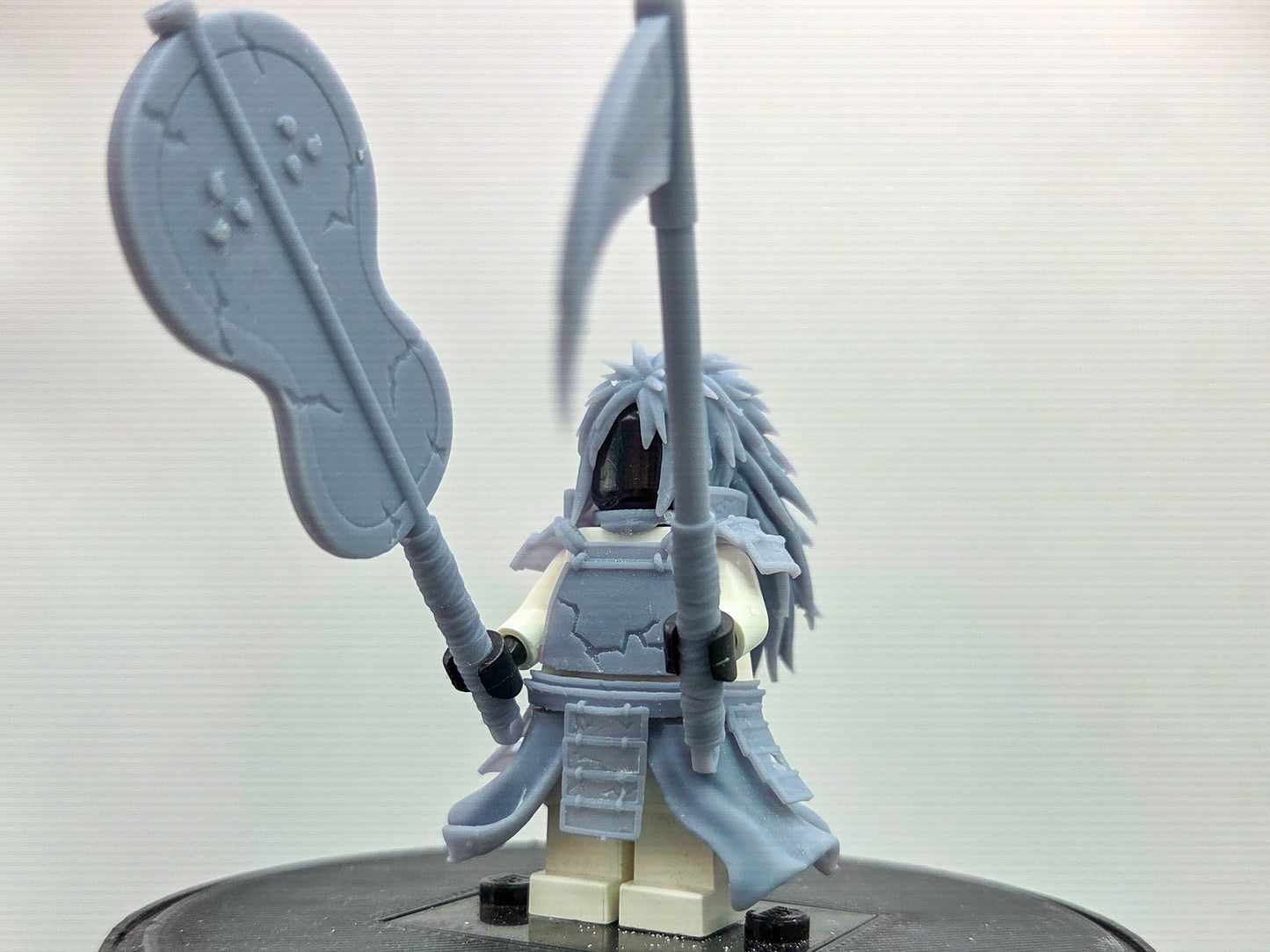 Custom 3D printed ninja villain with weapons!