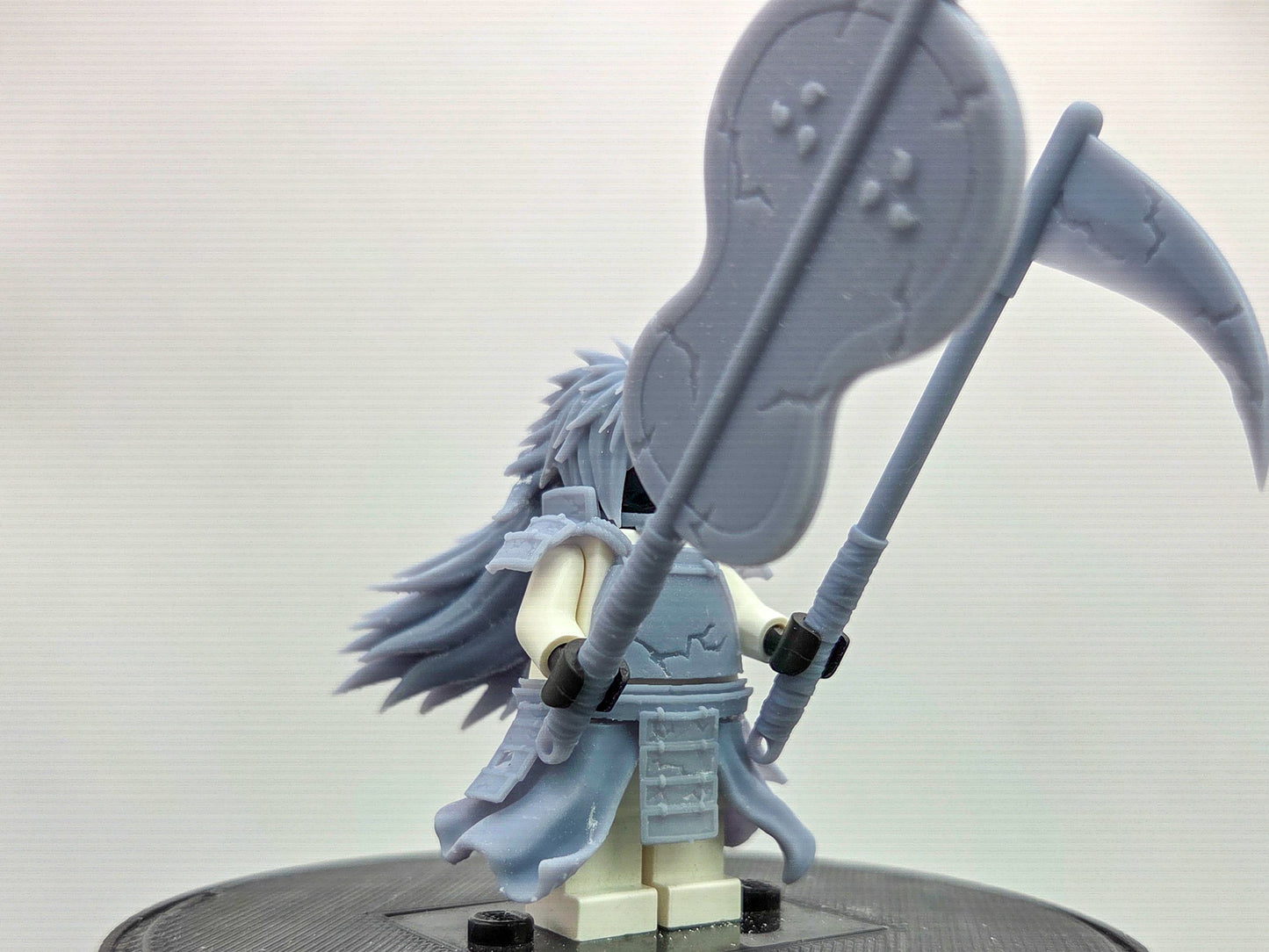 Custom 3D printed ninja villain with weapons!