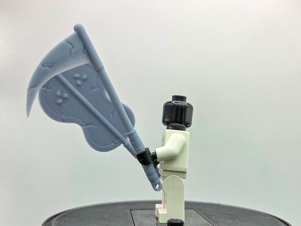 Custom 3D printed weapons of villain ninja!