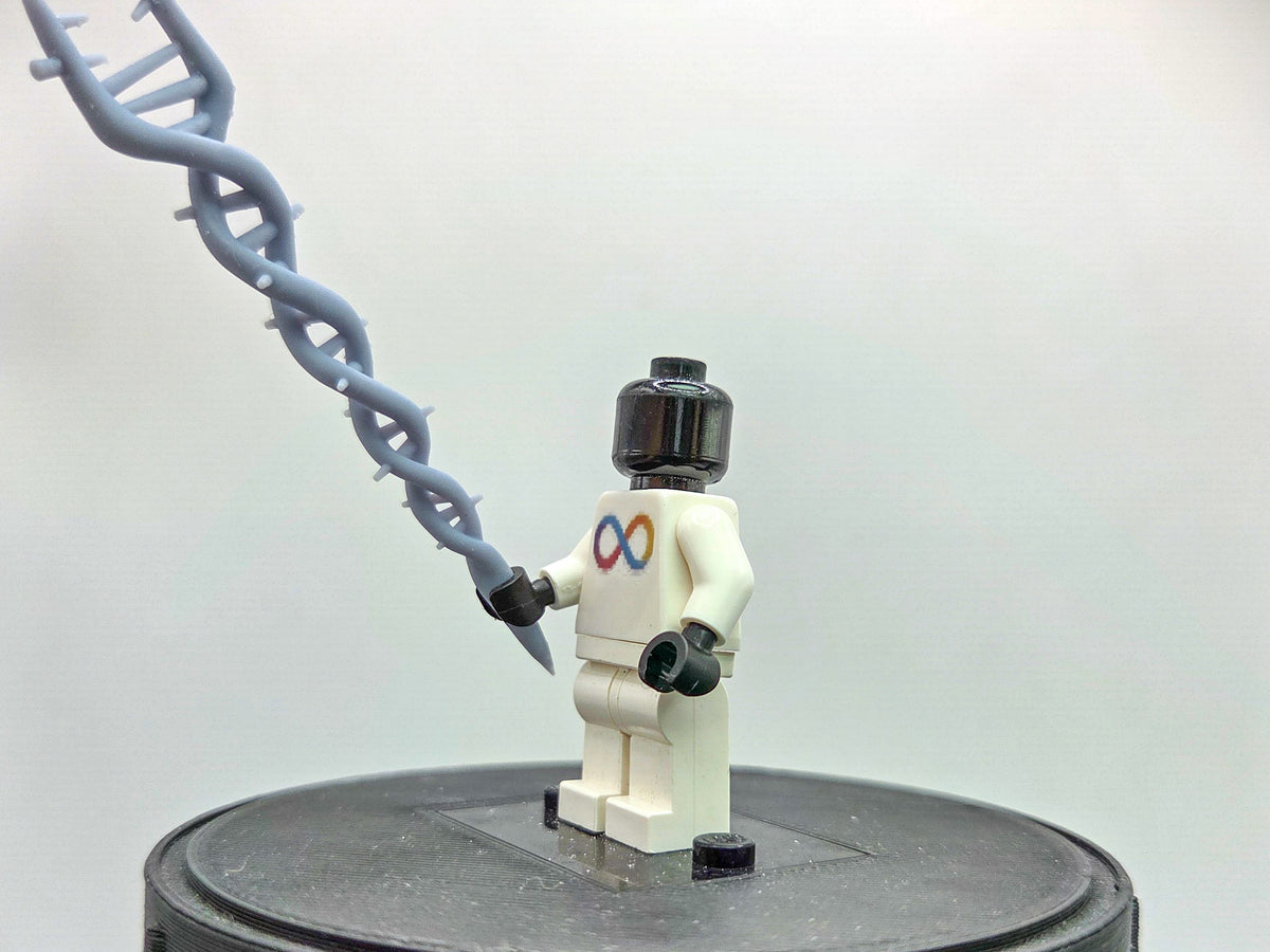 Custom 3D printed staff of final boss
