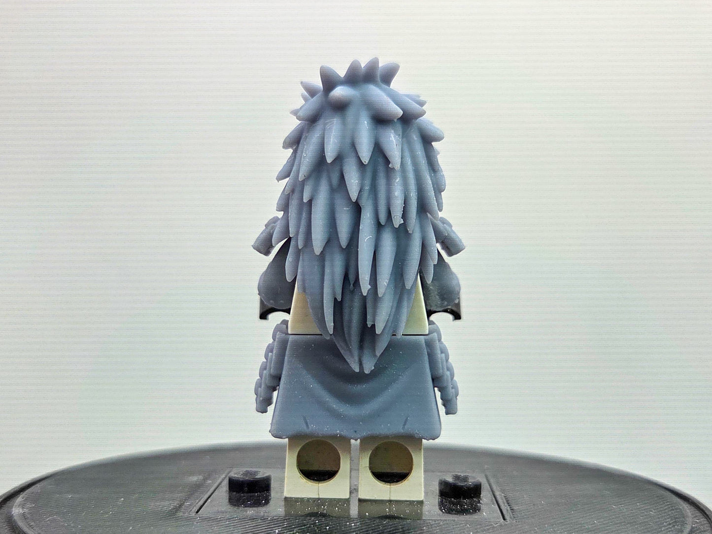 Custom 3D printed battle damaged ninja villain with 2 hairpieces!
