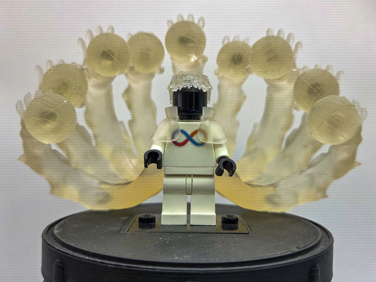 Custom 3D printed dad ninja of the village with 9 arms!