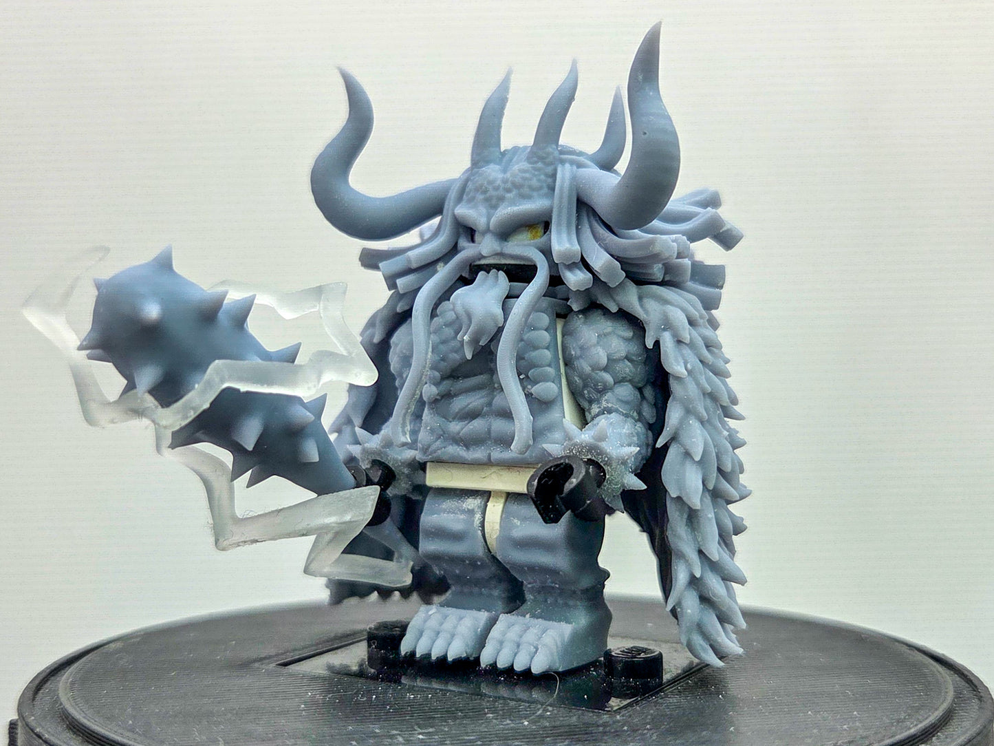 Custom 3D printed pirate dragon form