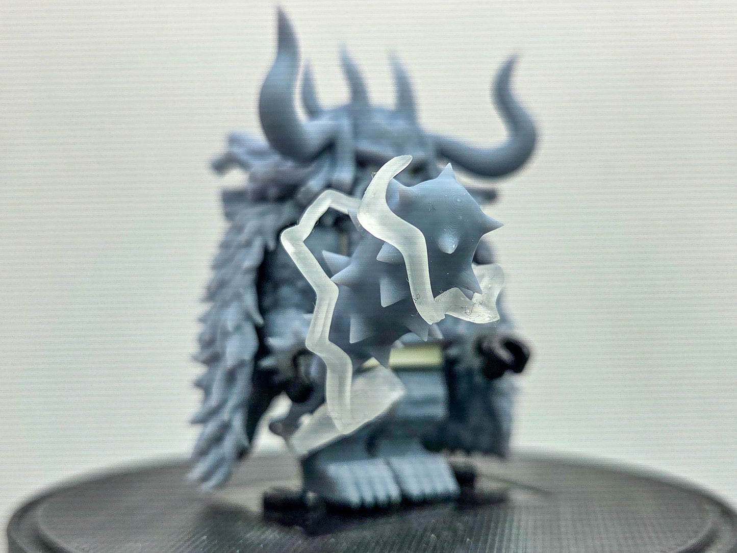 Custom 3D printed pirate dragon form