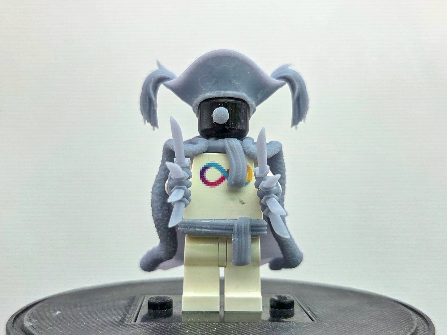 Custom 3D printed clown pirate!