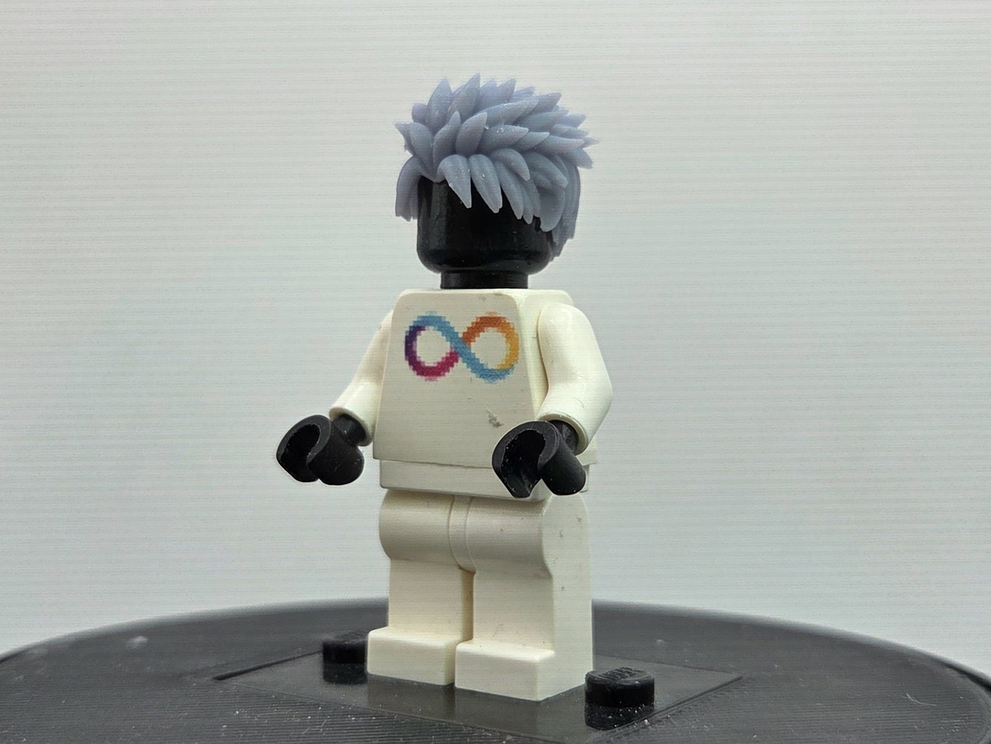 Custom 3D printed the orange hair of ninja!