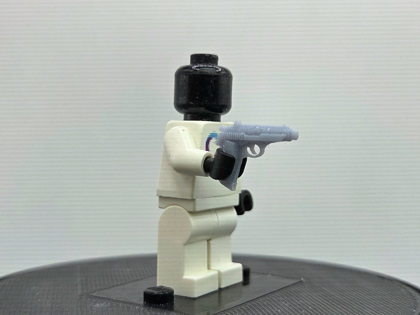 Custom 3D printed little hand gun of spy!