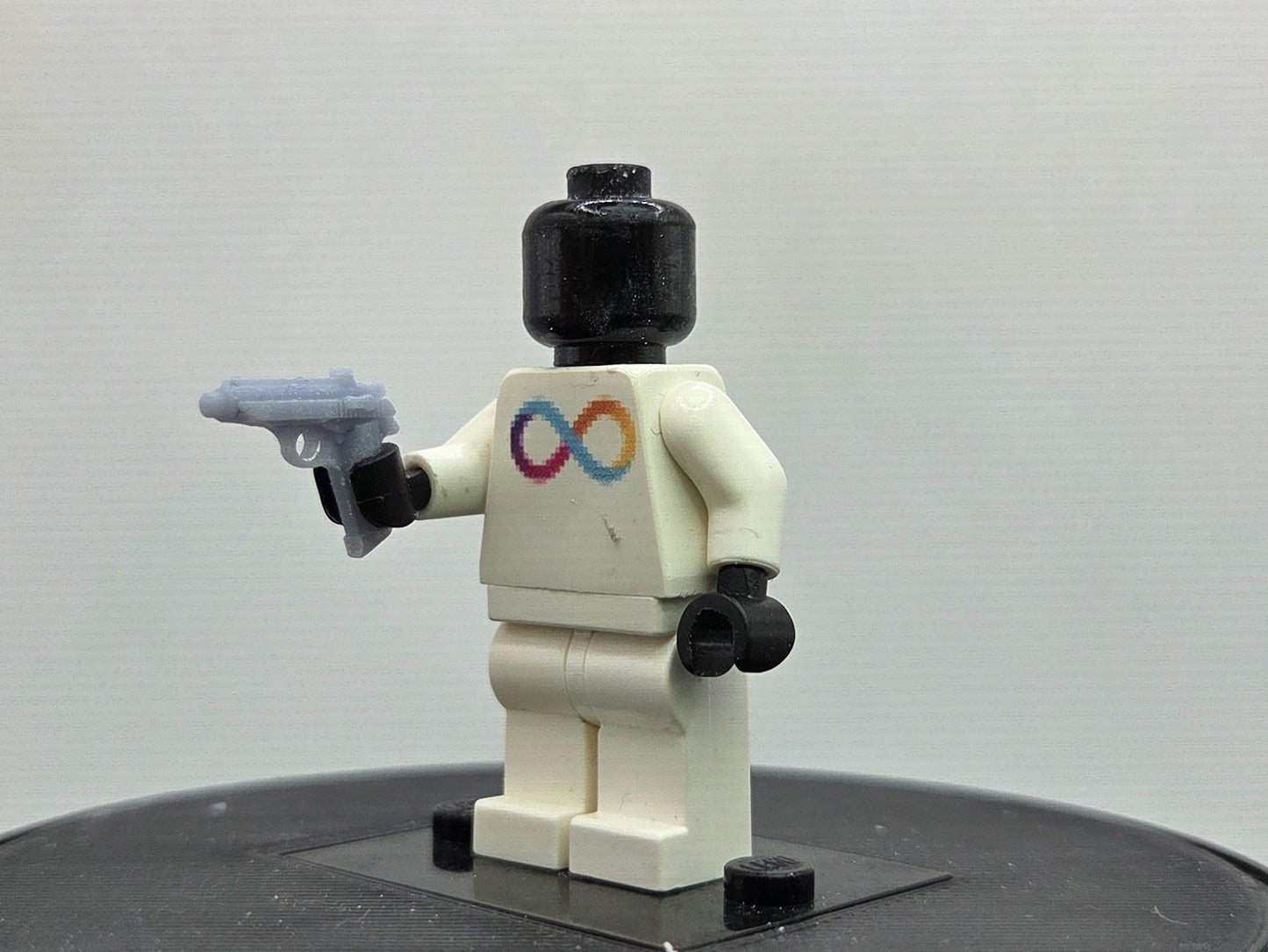 Custom 3D printed little hand gun of spy!