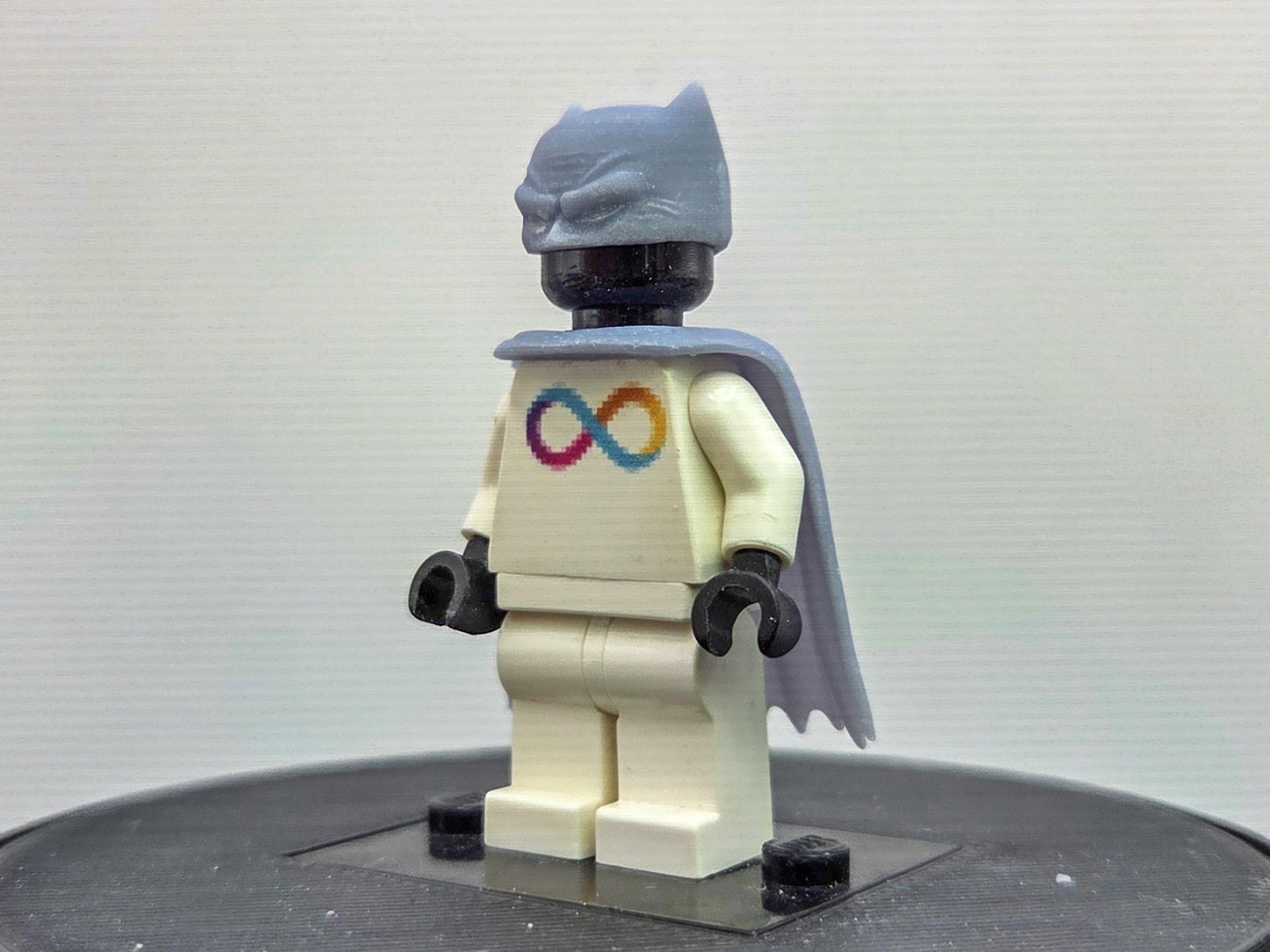 Custom 3D printed the bat like hero!