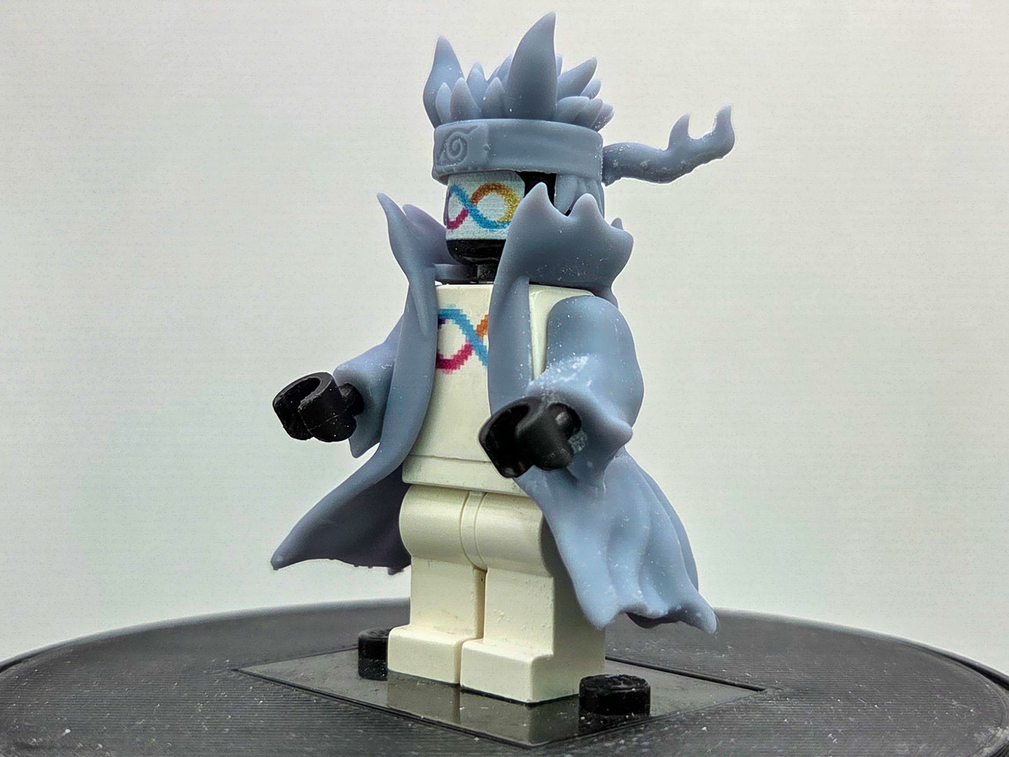 Custom 3D printed ninja in yellow form!