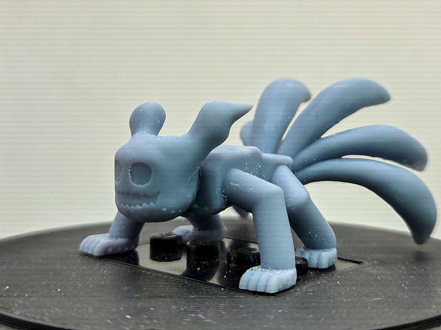 Custom 3D printed ninja beast with 6 tails