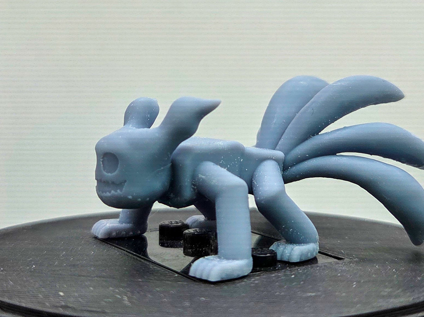Custom 3D printed ninja beast with 6 tails