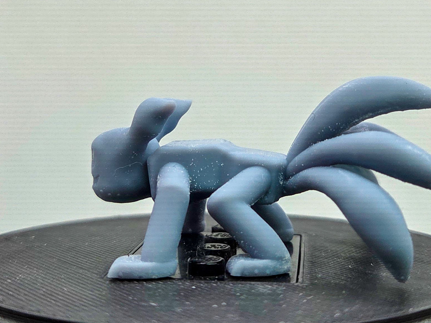 Custom 3D printed ninja beast with 6 tails