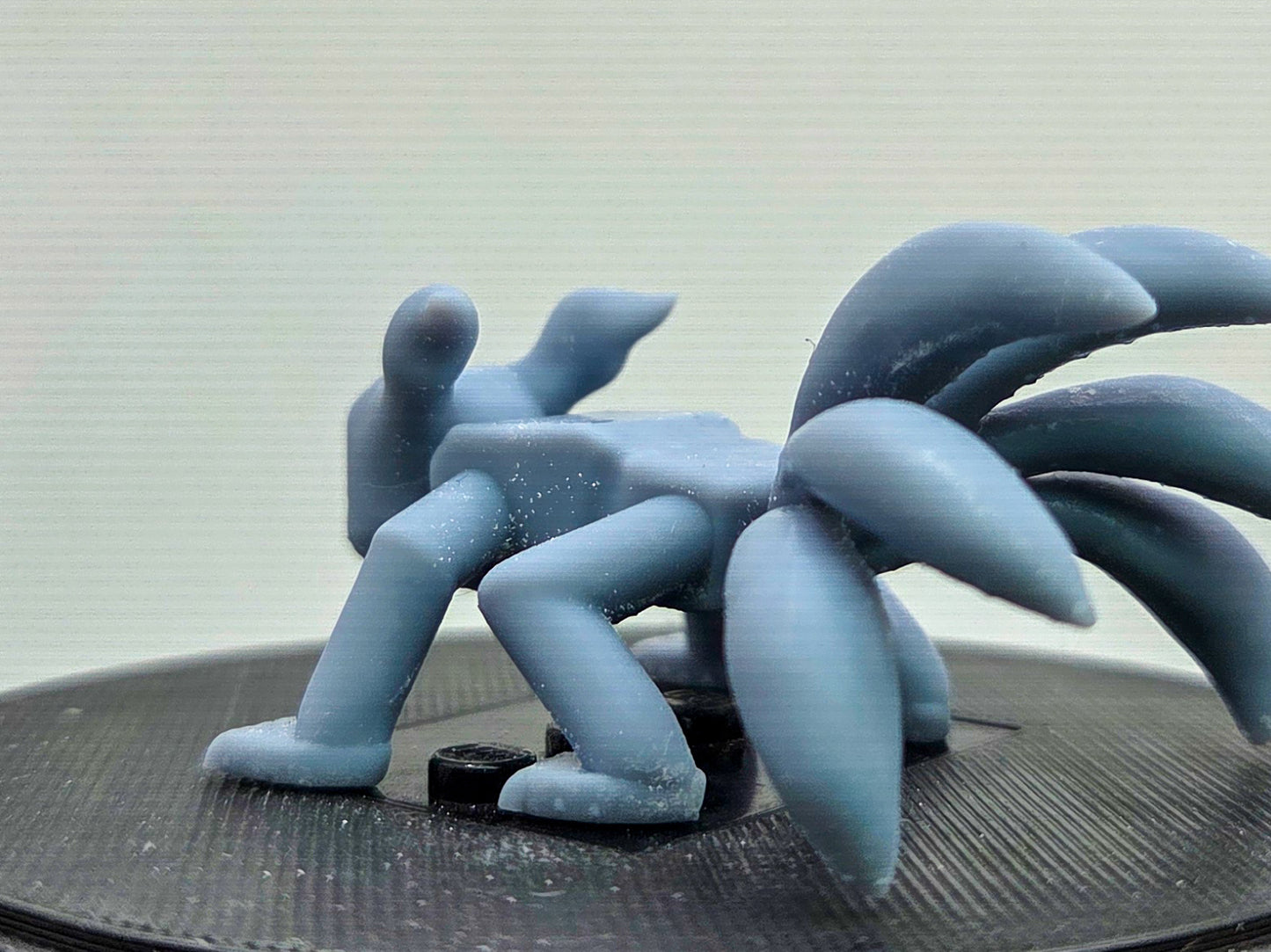 Custom 3D printed ninja beast with 6 tails
