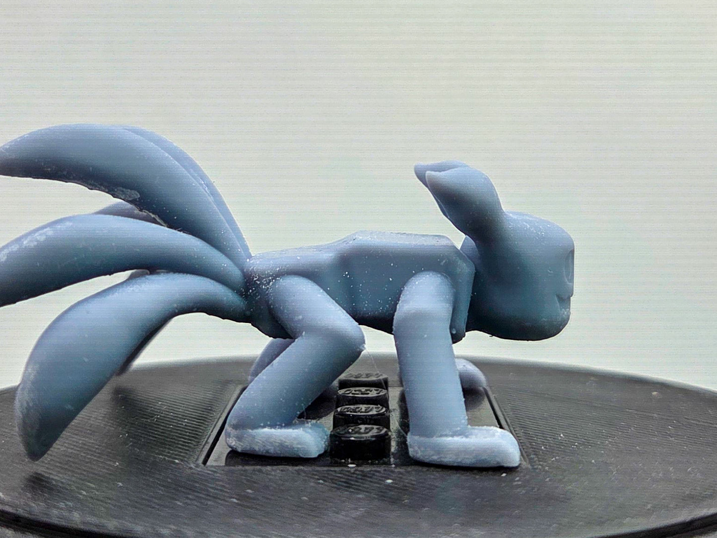 Custom 3D printed ninja beast with 6 tails