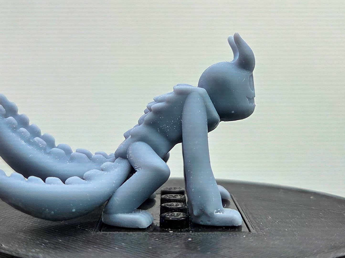 Custom 3D printed ninja beast with 4 tails