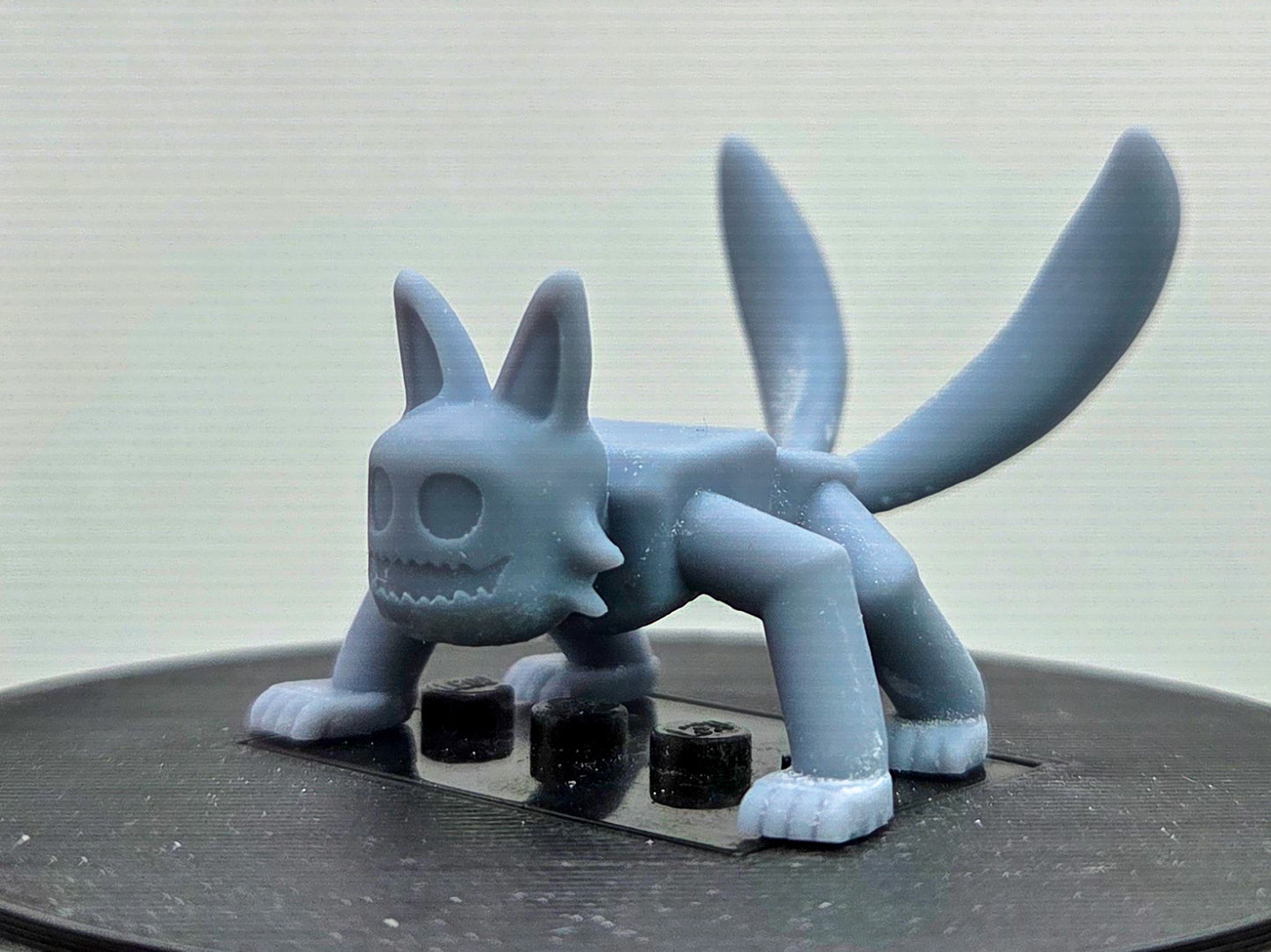 Custom 3D printed ninja beast with 2 tails