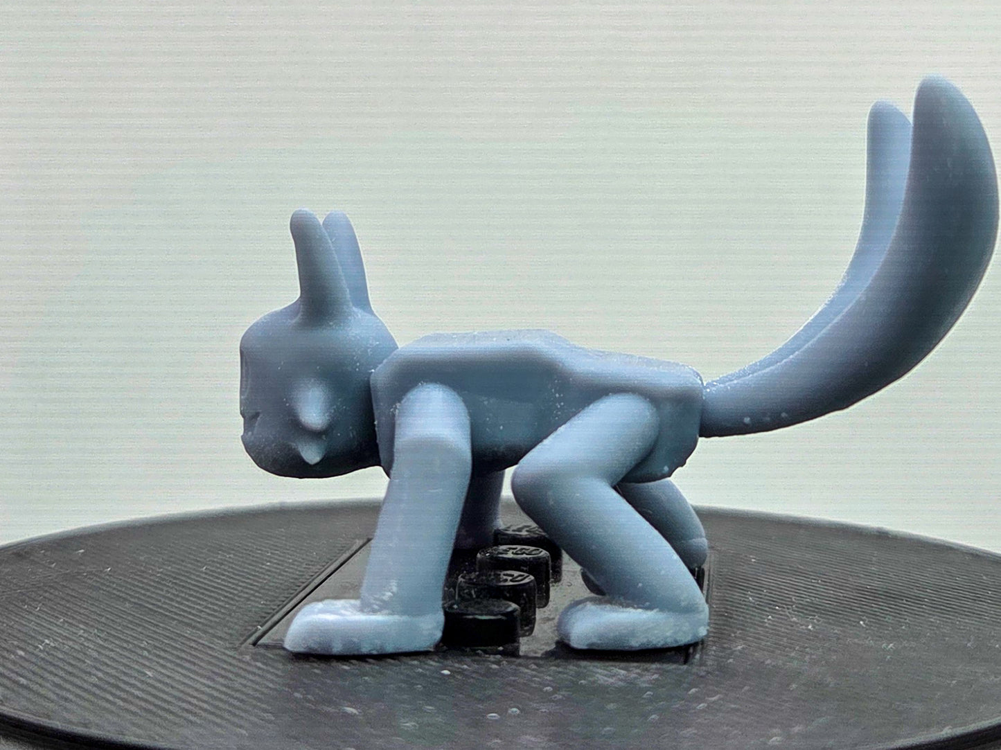 Custom 3D printed ninja beast with 2 tails