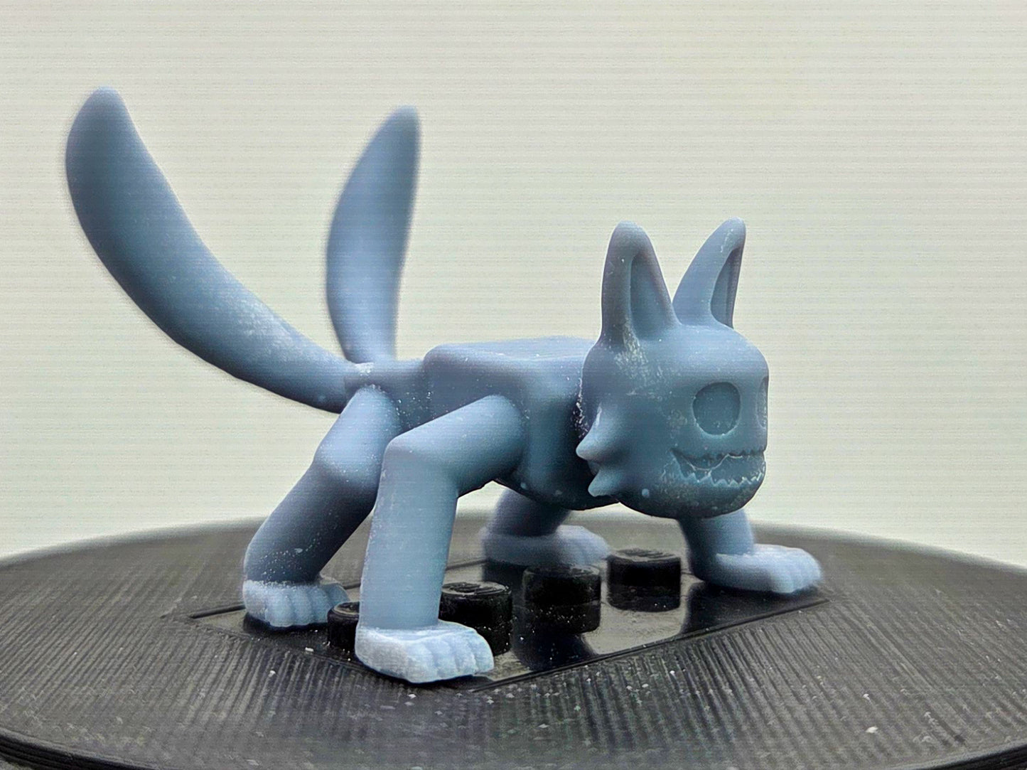 Custom 3D printed ninja beast with 2 tails