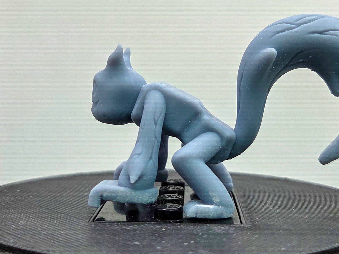 Custom 3D printed ninja beast with 1 tail