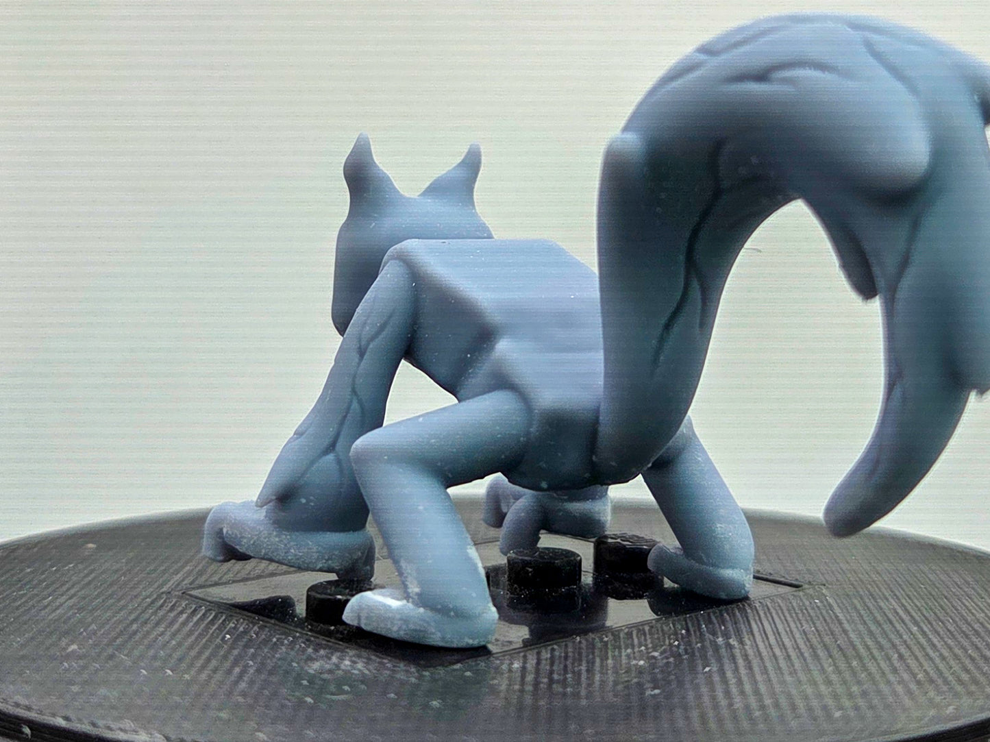 Custom 3D printed ninja beast with 1 tail