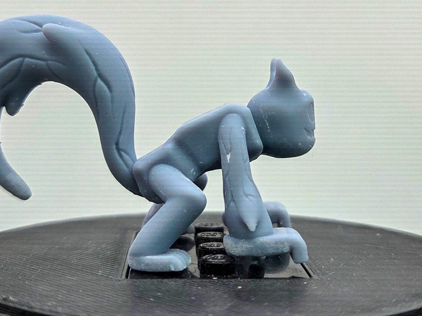 Custom 3D printed ninja beast with 1 tail